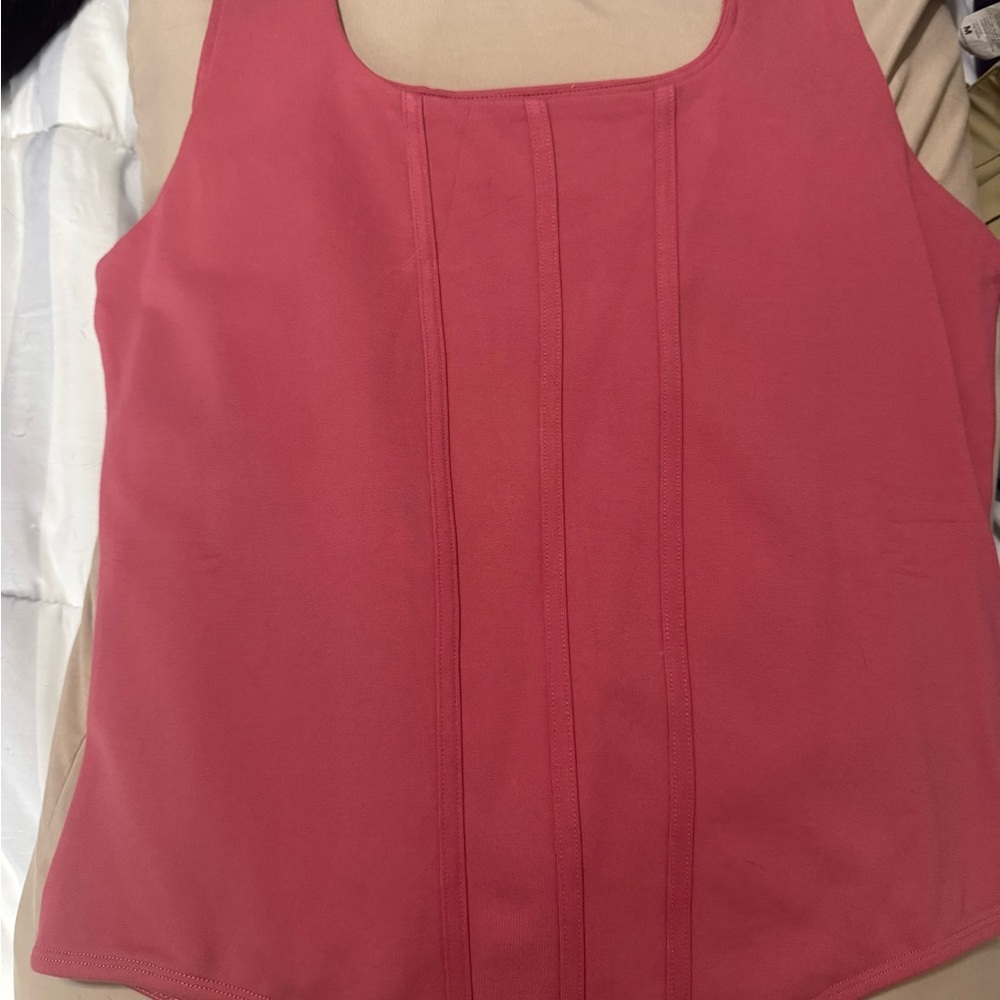 Women's Pink Sleeveless Top